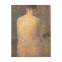 Model From Behind by Georges Pierre Seurat postcards