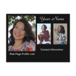 Model Headshot Card postcards