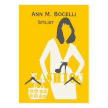 Model  Stilettos and Purse Gold Business Card Templates