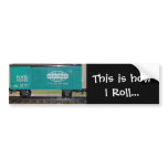 Model Train Box Car bumper stickers