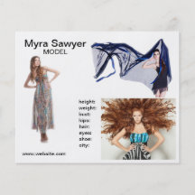 Model Zed Cards - Upload Your Photos Custom Flyer