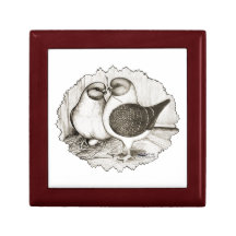 Modena Gazzi Pigeons Jewelry Box