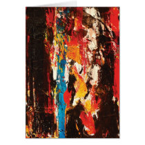 Modern Abstract Art Greeting Card