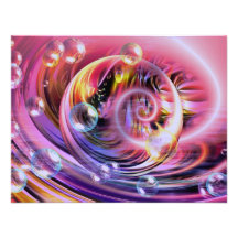 Modern Abstract Art Custom Invitations