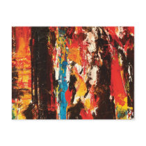 Modern Abstract Art Post Card