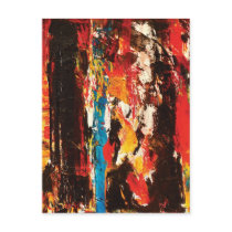 Modern Abstract Art Post Card