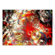 Modern Abstract Digital Art Cards