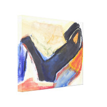 Modern Abstract  Expressionist Figure Canvas Prints