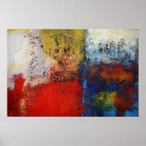 Modern Abstract Painting Art Print Posters