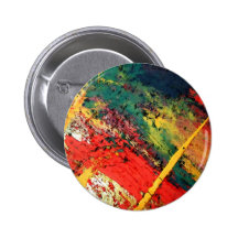 Modern Abstract Painting Pinback Buttons