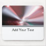Modern Abstract Red Light Mouse Pad