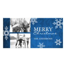 Modern and Classy Christmas Photo Card Template