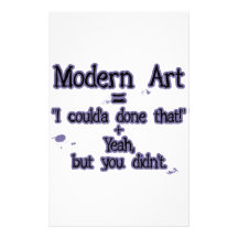 Modern Art Custom Stationery