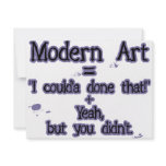 Modern Art invitations