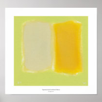 Modern art minimalist painting sunny warm colourfu