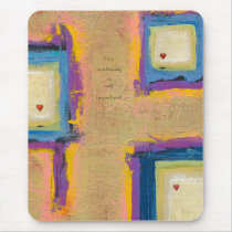 Modern art painting hearts Seeing Love only