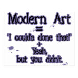 Modern Art Postcard