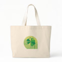 Modern Art St. Patrick's Day Design bags