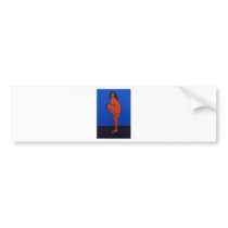 Modern Art Woman Bumper Sticker