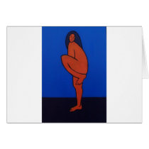 Modern Art Woman Cards