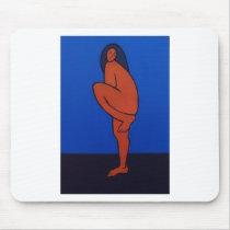 Modern Art Woman Mousepads