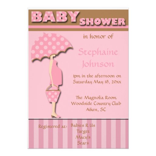 Modern Baby Shower Custom Invitations