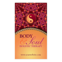 Modern Batik  New Age Holistic Business Card