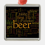 modern beer ornament