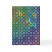 Modern Birthday card