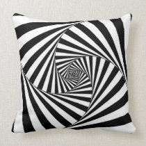 Modern Black and White Pop Art  Mojo Pillow pillows