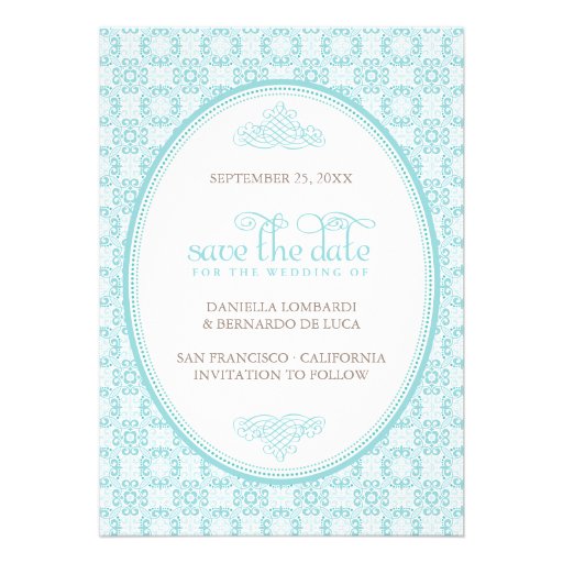 Modern Bliss Save Date Announcements