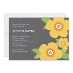 Modern Blooms Baby Shower Invitation
