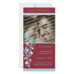 Modern Blossom Save The Date Photo Card photo cards