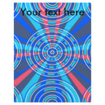 Modern blue pink circles flyers
