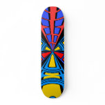 Modern blue red semi-circle design skateboards