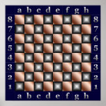 Modern Chess Table Print