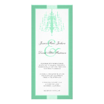 Modern Chic Chandelier Wedding Invitation