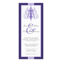 Modern Chic Chandelier Wedding Invitation