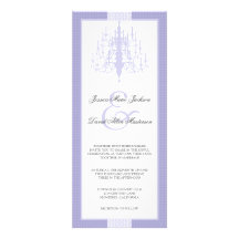 Modern Chic Chandelier Wedding Invitation