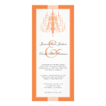 Modern Chic Chandelier Wedding Invitation