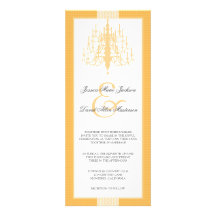 Modern Chic Chandelier Wedding Invitation