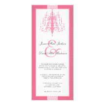 Modern Chic Chandelier Wedding Invitation