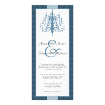 Modern Chic Chandelier Wedding Invitation