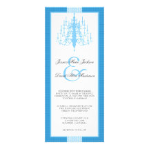 Modern Chic Chandelier Wedding Invitation