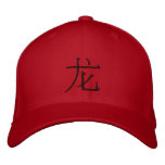 Modern Chinese Symbol for Dragon embroidered hats