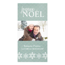 Modern Christmas Photo Card