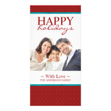 Modern Christmas Photo Card