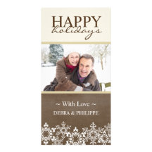Modern Christmas Photo Card