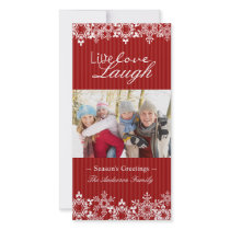 Modern Christmas Photo Card