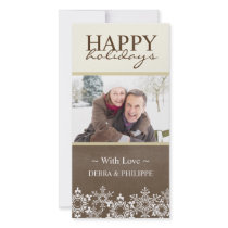 Modern Christmas Photo Card